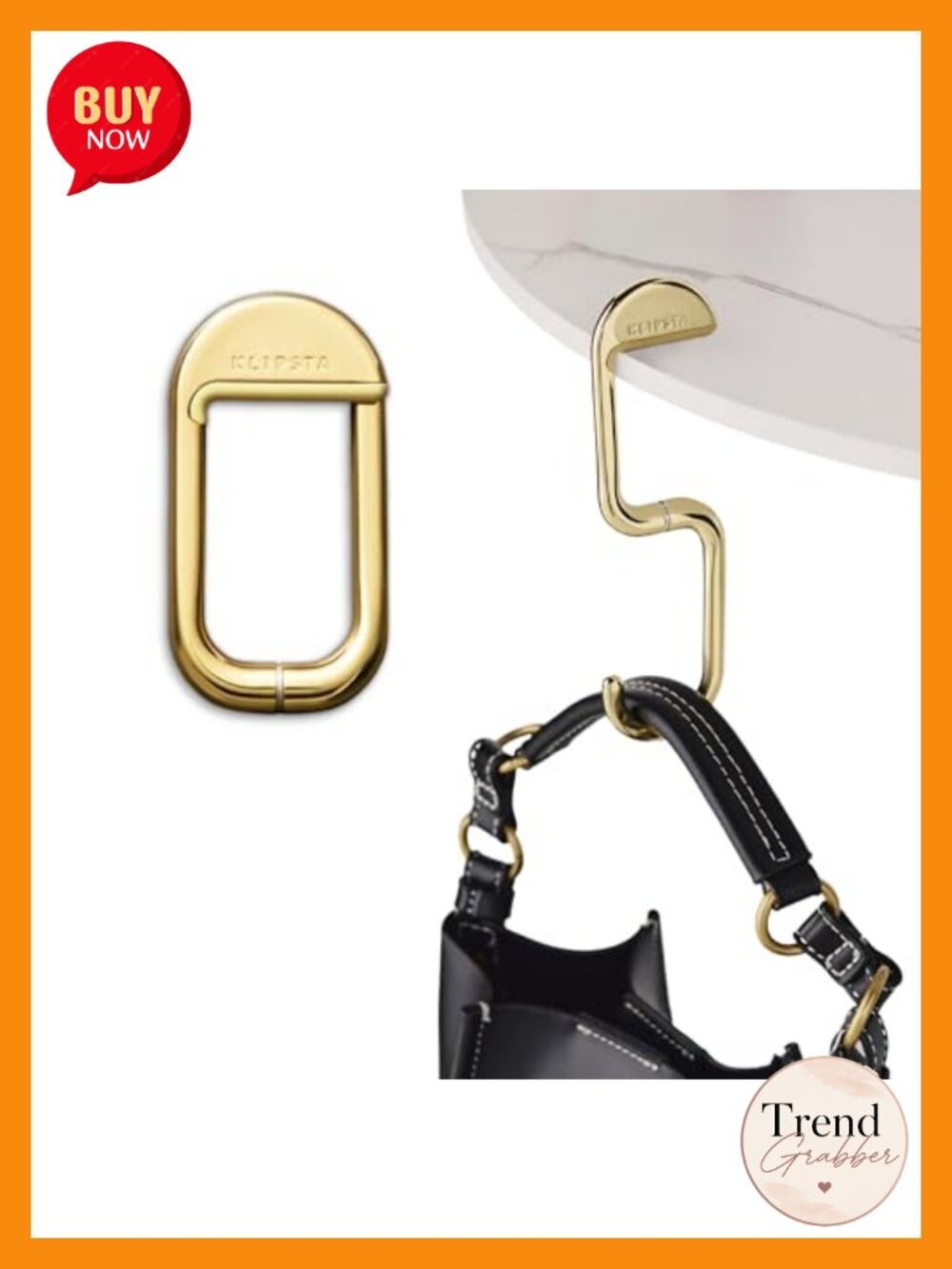 Portable Magnetic Purse Hanger Table Hook Holds 50 lbs Metal Bag Holder